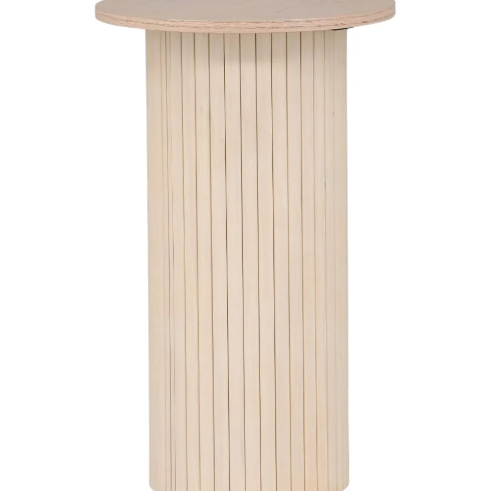 Bianca sidobord Ø40 cm - Whitewash