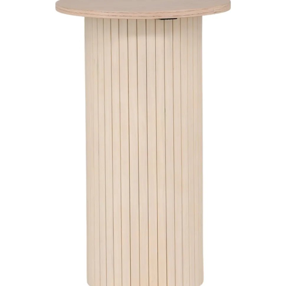 Bianca sidobord Ø40 cm - Whitewash