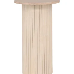 Bianca sidobord Ø40 cm - Whitewash