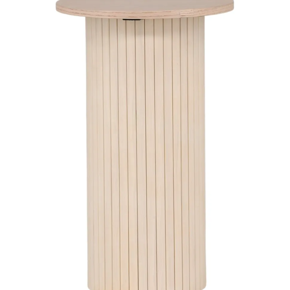 Bianca sidobord Ø40 cm - Whitewash