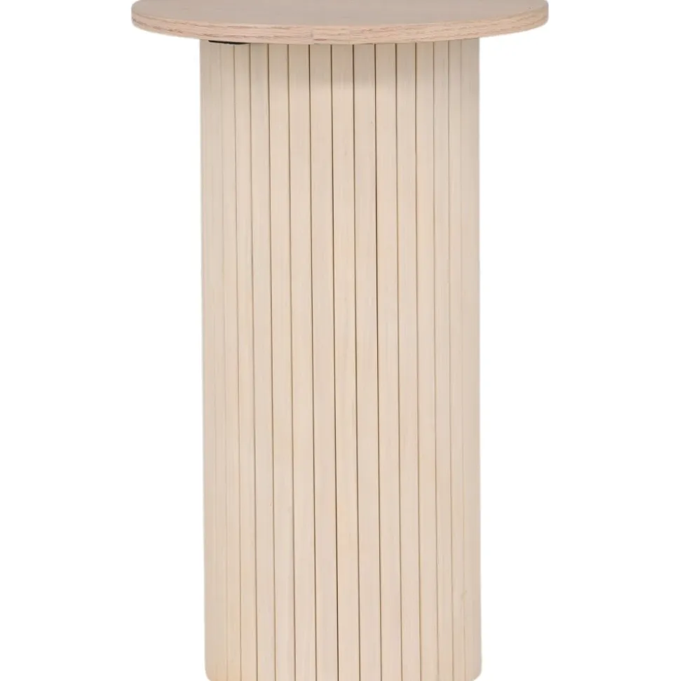 Bianca sidobord Ø40 cm - Whitewash