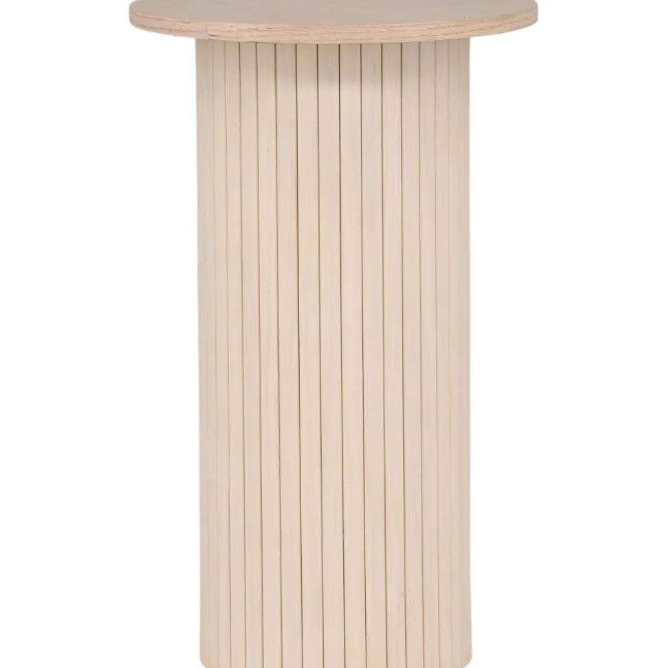 Bianca sidobord Ø40 cm - Whitewash