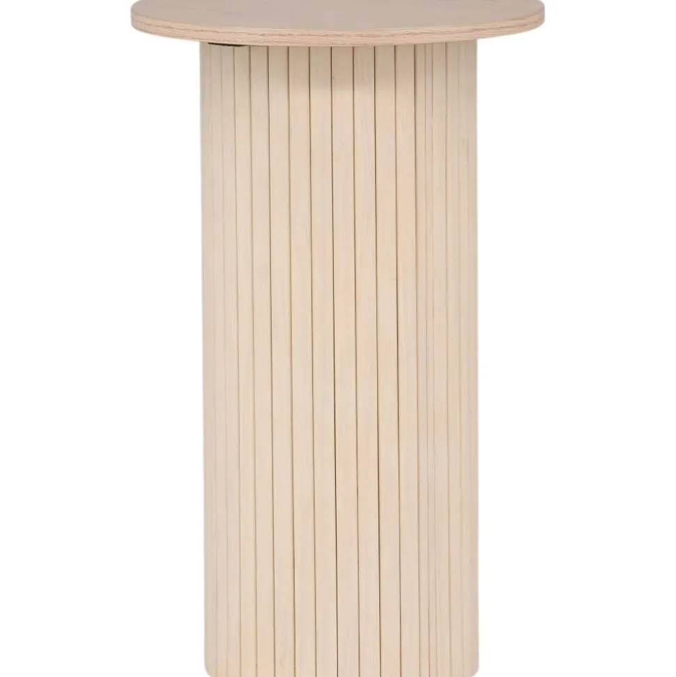 Bianca sidobord Ø40 cm - Whitewash