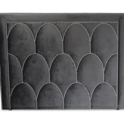 Bianca sänggavel 210 cm - Antracit (Sammet)