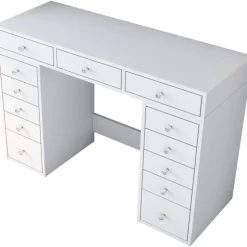 Bijou sminkbord 6 - 120 x 44,5 cm - Vit