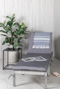 Bilbao solsäng - Grå + Rengöringsmedel för utemöbler