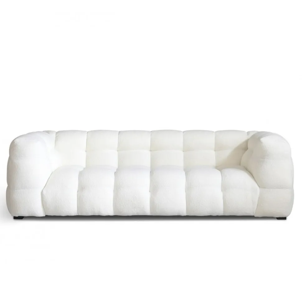 Billy 3-sits soffa offwhite 235 cm + Möbeltassar