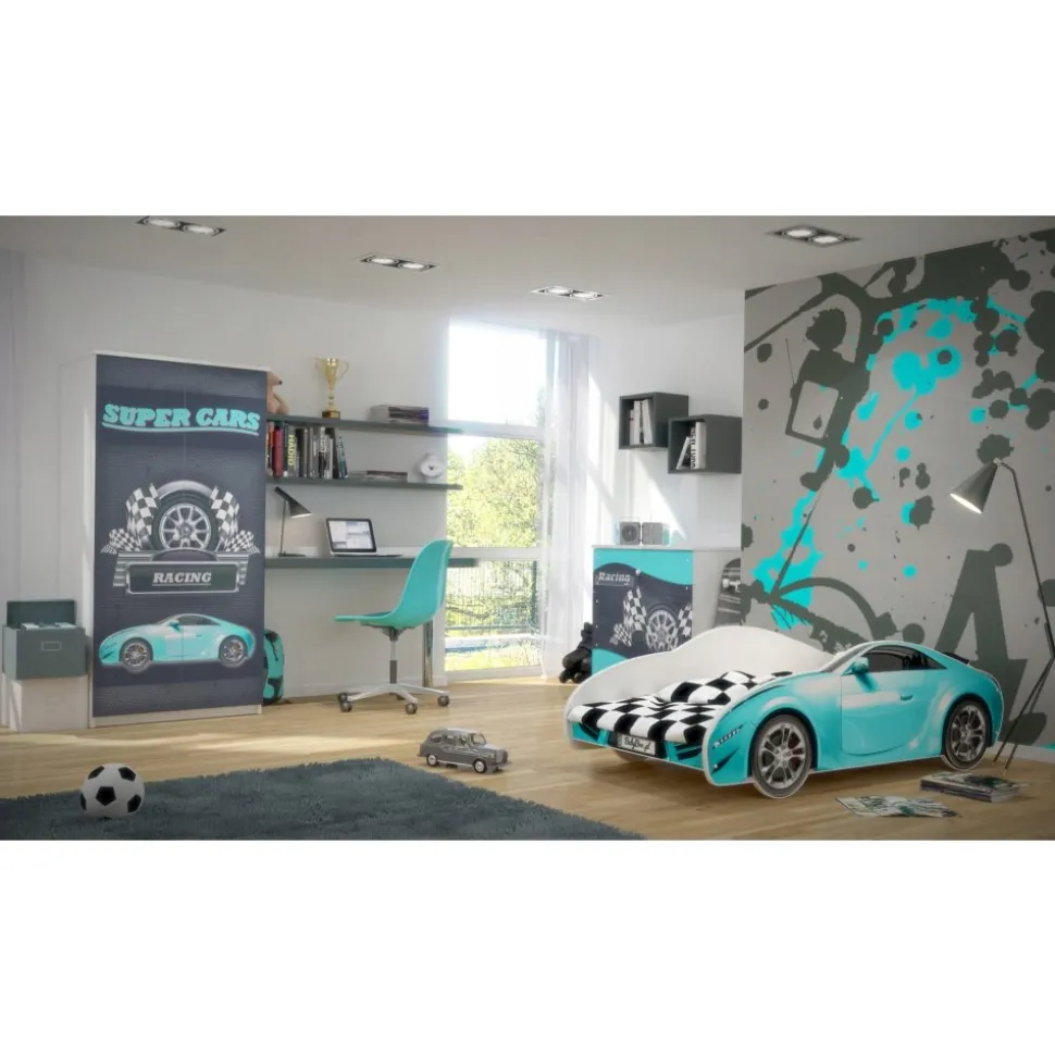 Bilsäng 80 x 160 cm - Blå