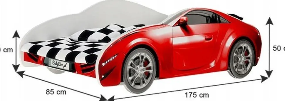 Bilsäng 80 x 160 cm - Blå