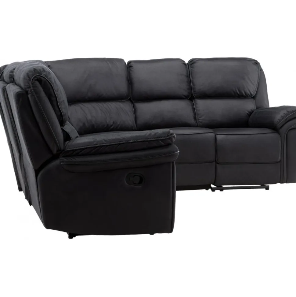 Biosoffa recliner i svart PU
