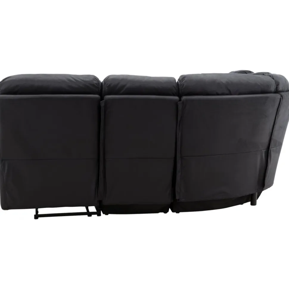 Biosoffa recliner i svart PU