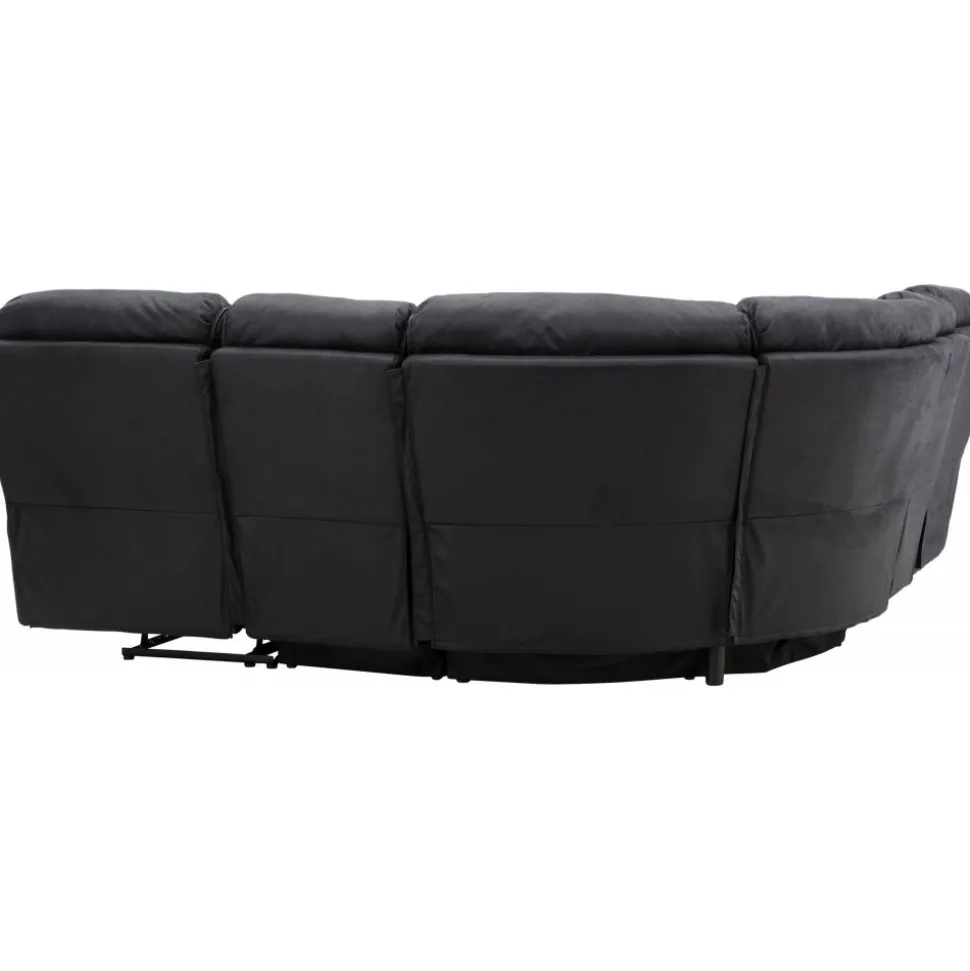 Biosoffa recliner i svart PU