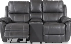 Biosoffa 2-sits recliner elektrisk grå