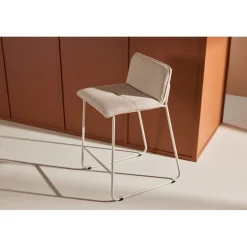 Bisbee barstol - Beige bouclé