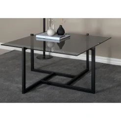 Bivo soffbord 80 x 80 cm - Glas