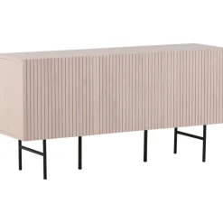 Björkön skänk - Whitewash/svart