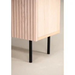 Björkön skåp - Whitewash/svart