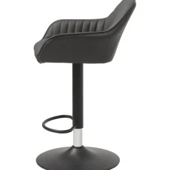 Blocks barstol i grått PU sitthöjd 75-89 cm