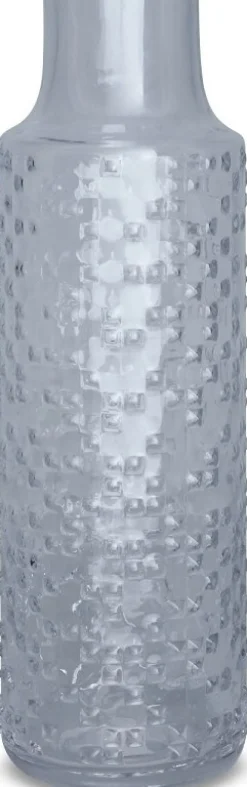 Blomvas i glas 38 cm hög