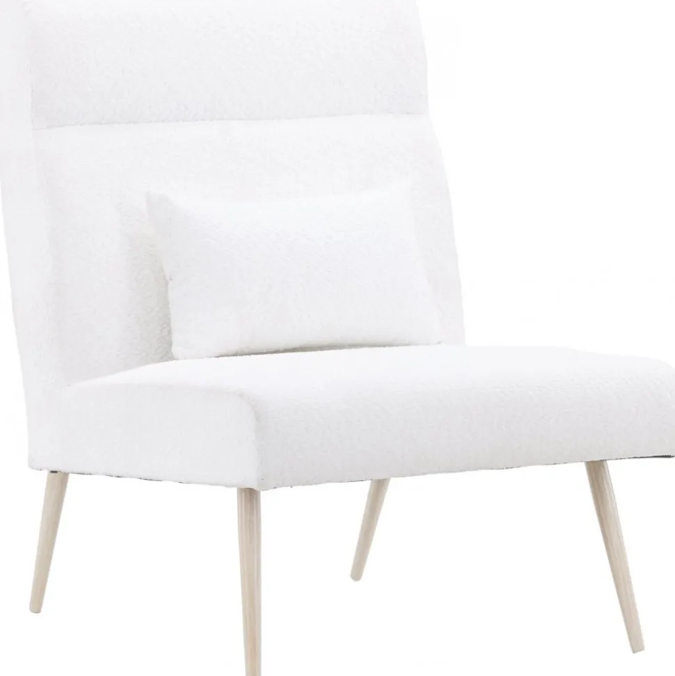 Bloom fåtölj - Vit teddy/Whitewash