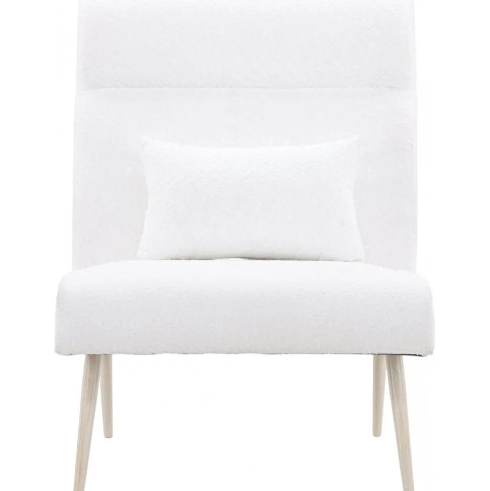 Bloom fåtölj - Vit teddy/Whitewash