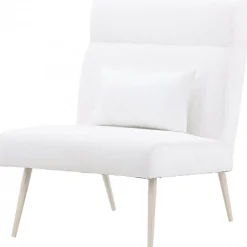 Bloom fåtölj - Vit teddy/Whitewash