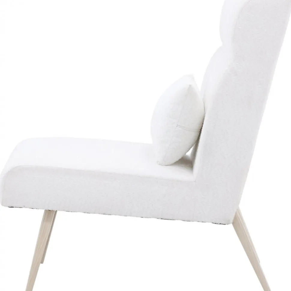 Bloom fåtölj - Vit teddy/Whitewash