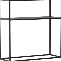 Bogota sidobord 30 x 80 cm - Svart