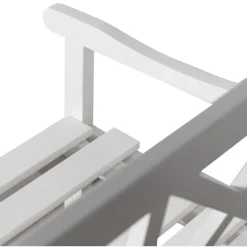 Bohus trädgårdsbänk 3-sits - Vit + Fläckborttagare för möbler