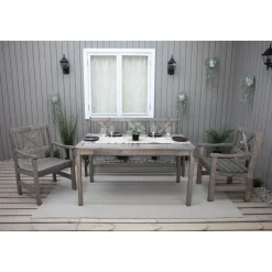 Bollnäs utegrupp - Klassisk grå + Textilrengöring för möbler