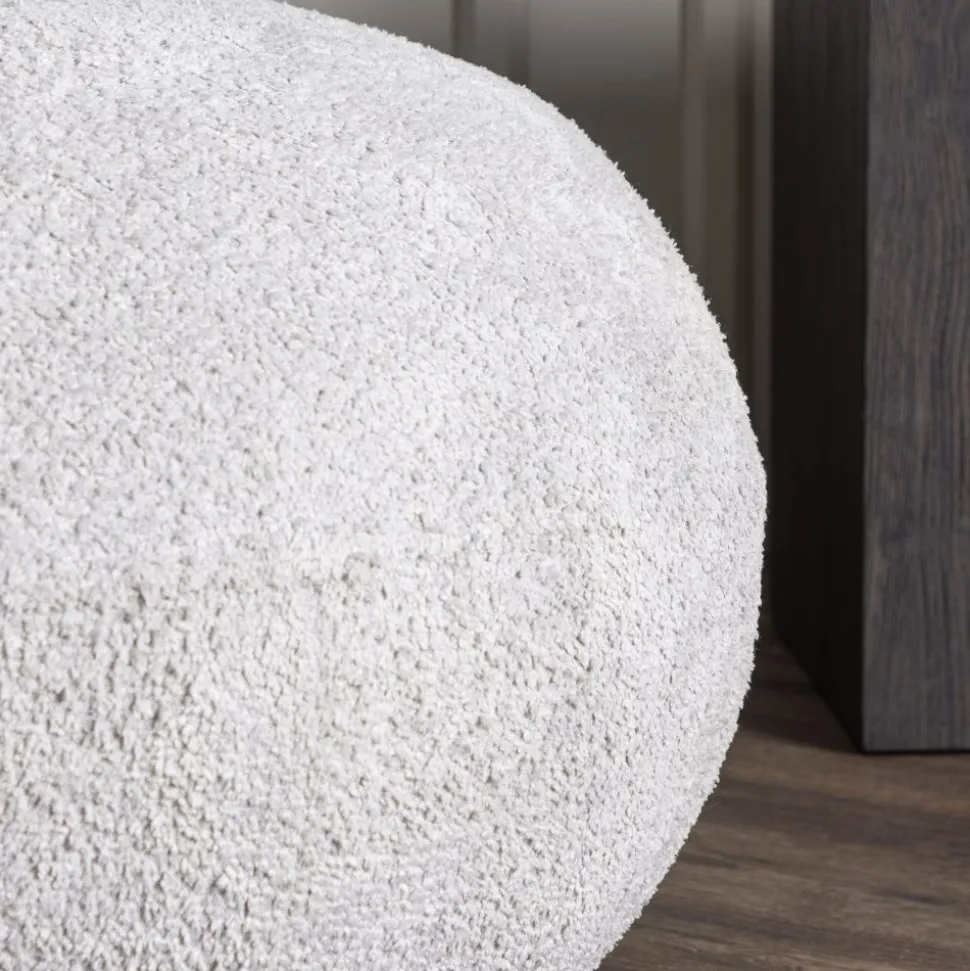 Bologna sittpuff - Ljusgrå