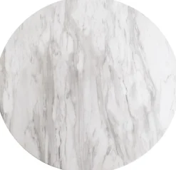 Bolzano Matbord - Marmorimitation/mässing - ø70