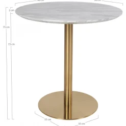 Bolzano matgrupp - Vit/grå + 3.00 x Möbeltassar