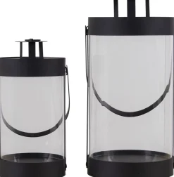 Bondi lykta - Svart - 2 st