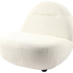 Boogi fåtölj i offwhite Boucle / Teddy