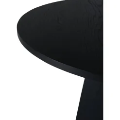 Bootcut matbord Ø110 cm - Svart