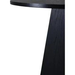 Bootcut matbord Ø110 cm - Svart