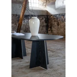 Bootcut matbord 230 x 115 cm - Svart