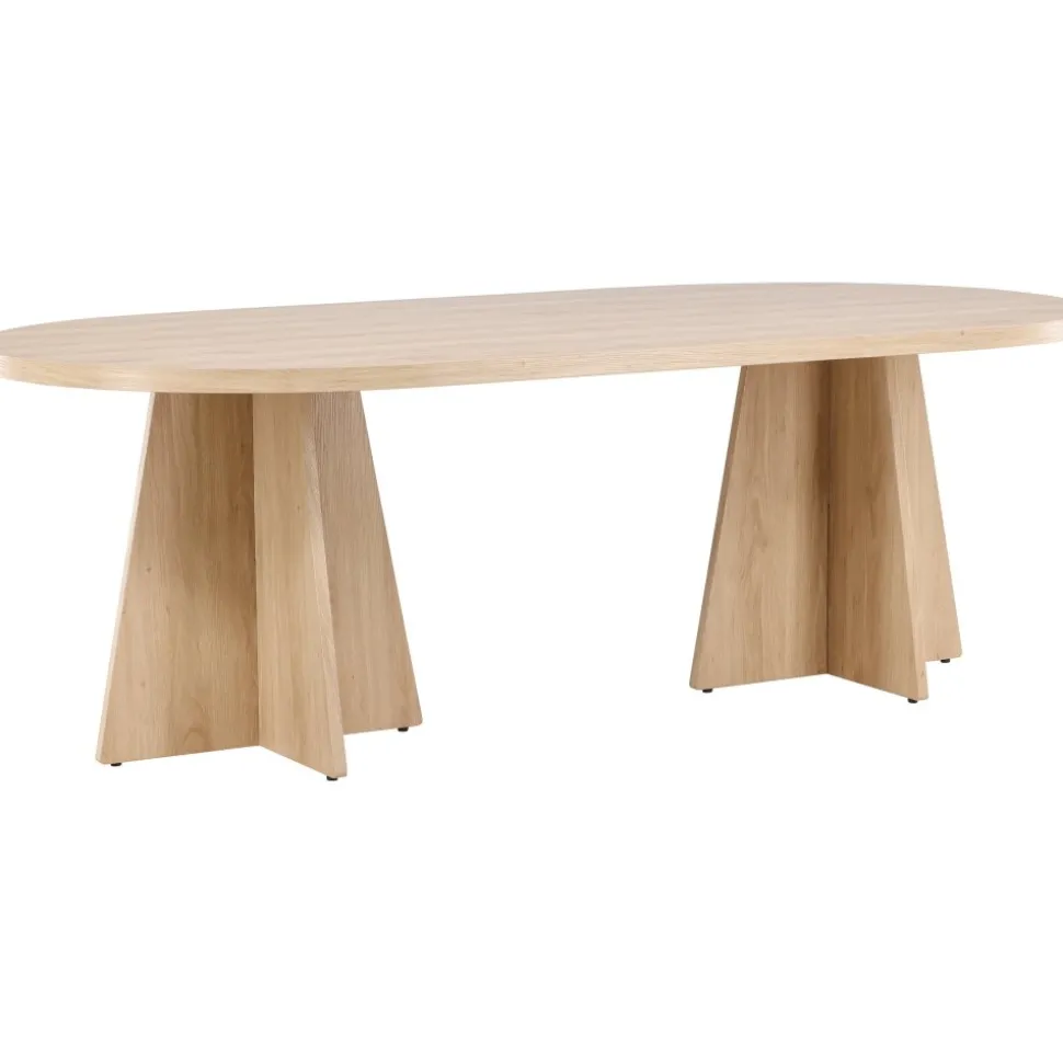 Bootcut matbord 230 x 115 cm - Whitewash