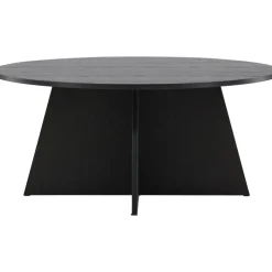 Bootcut soffbord Ø100 cm - Svart