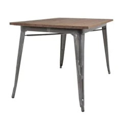 Bord i metall 120x75 cm - Alm/metall