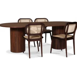 Bord i valnöt 215x100 cm - Nova