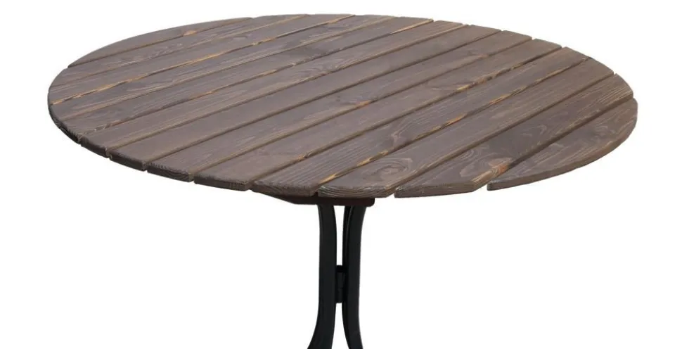 Bord till Matgrupp Vaxholm i fjäderstål (Europa producerad) - Brun + Rengöringsmedel för utemöbler