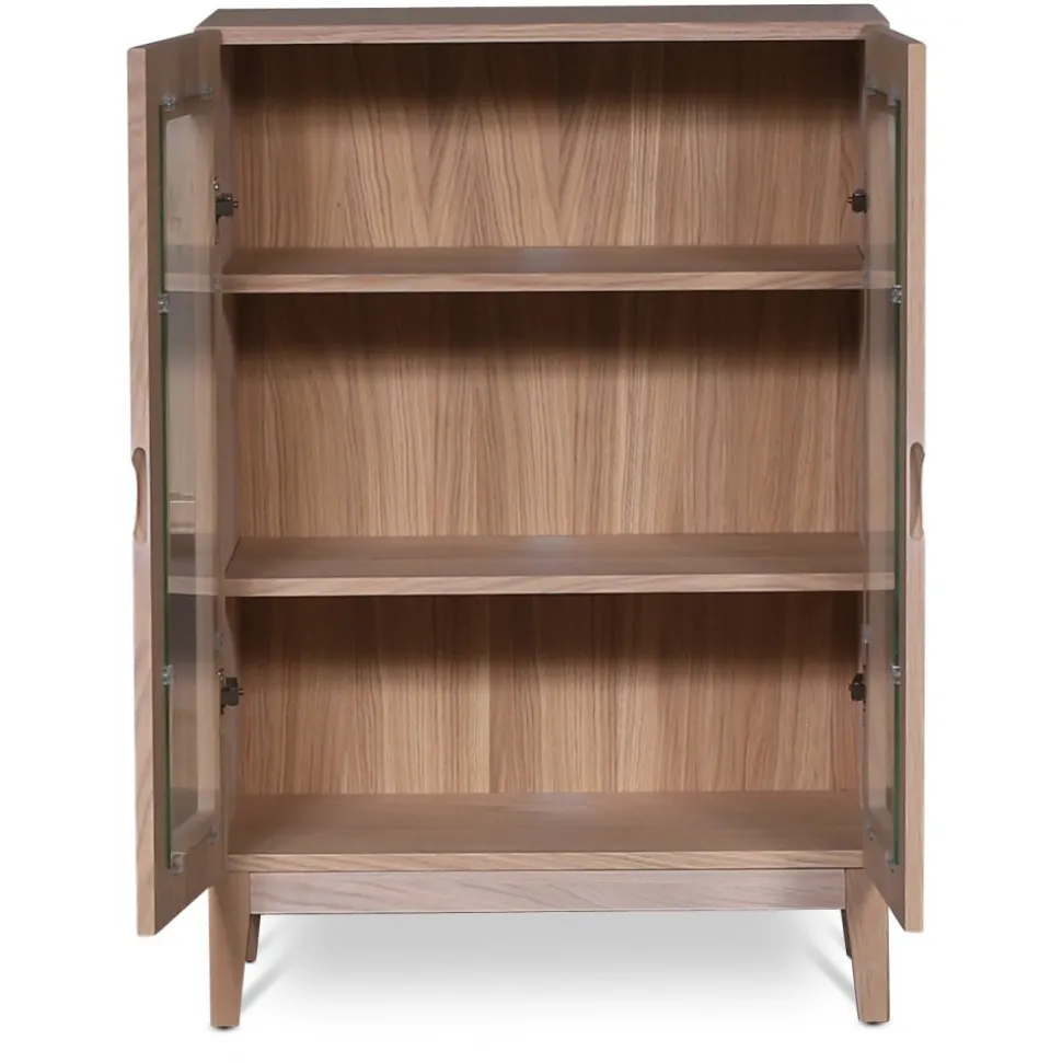 Borgholm vitrinskåp i whitewash