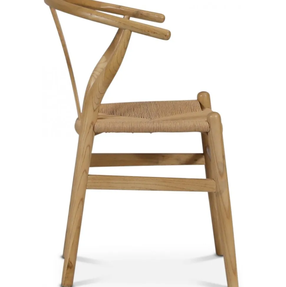 Brandon matstol - Natur / Repsits + Möbeltassar