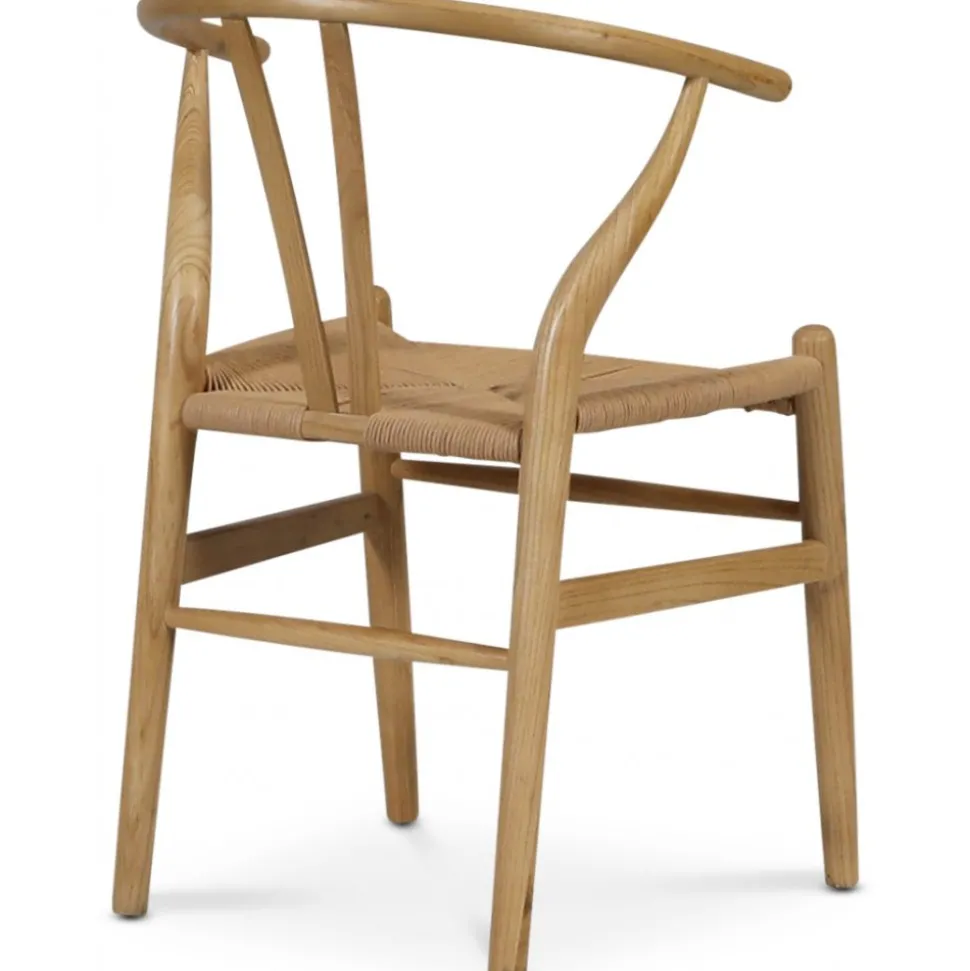 Brandon matstol - Natur / Repsits + Möbeltassar