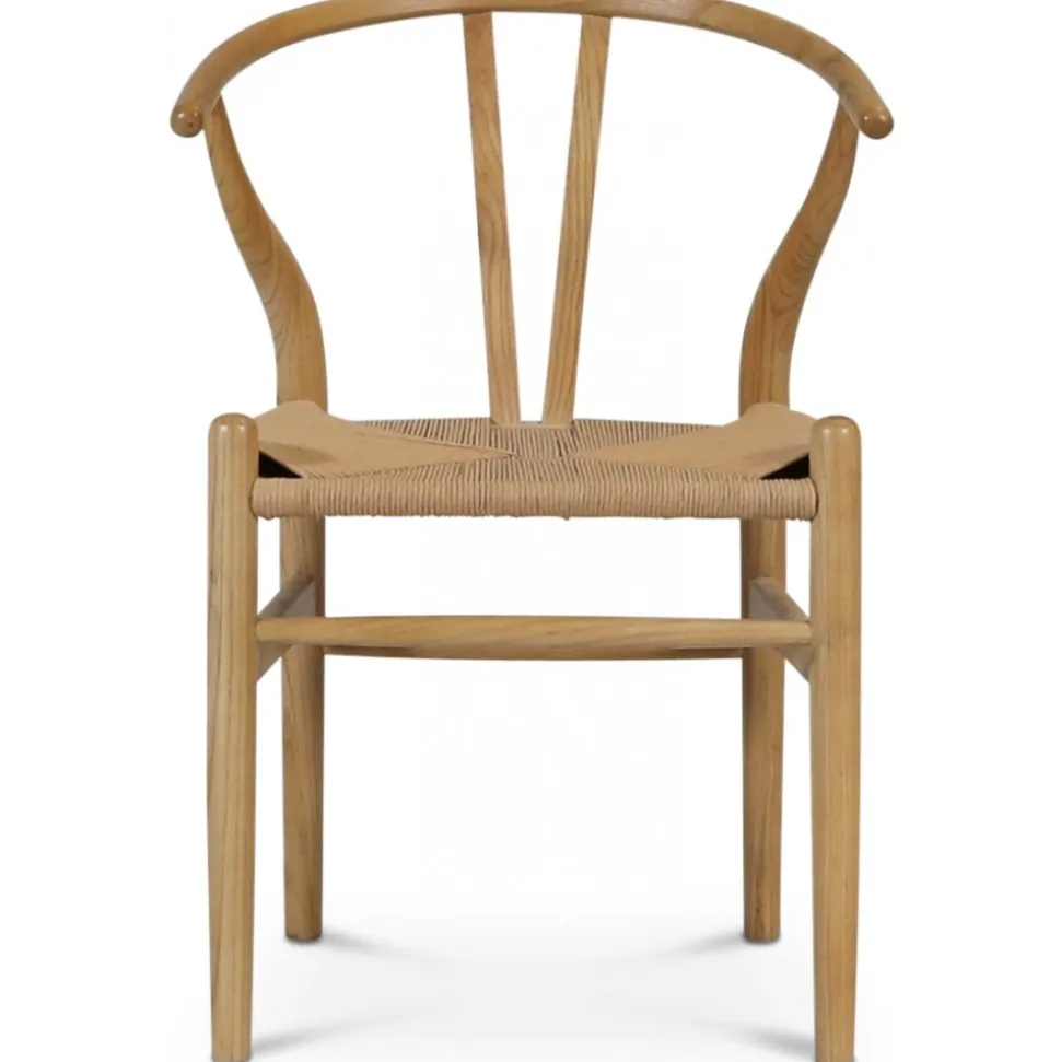 Brandon matstol - Natur / Repsits + Textilrengöring för möbler