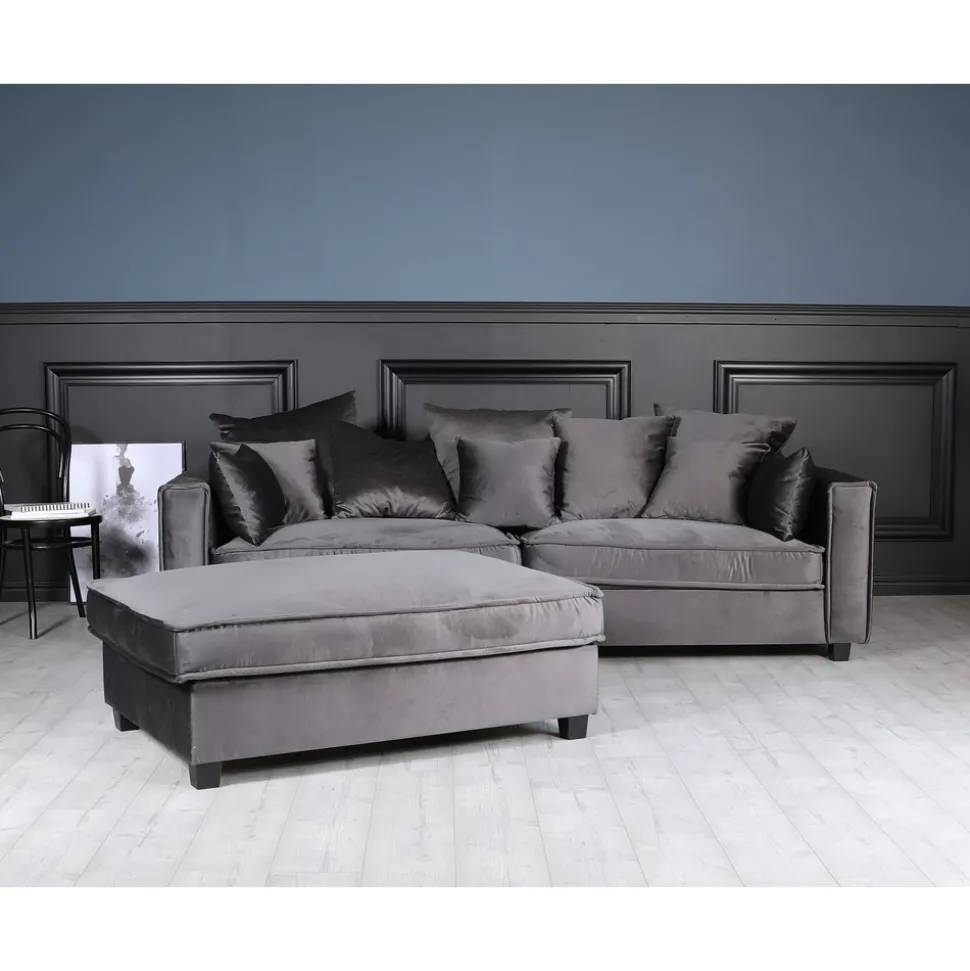 Brandy lounge fotpall XL - Valfri färg! + Textilrengöring för möbler