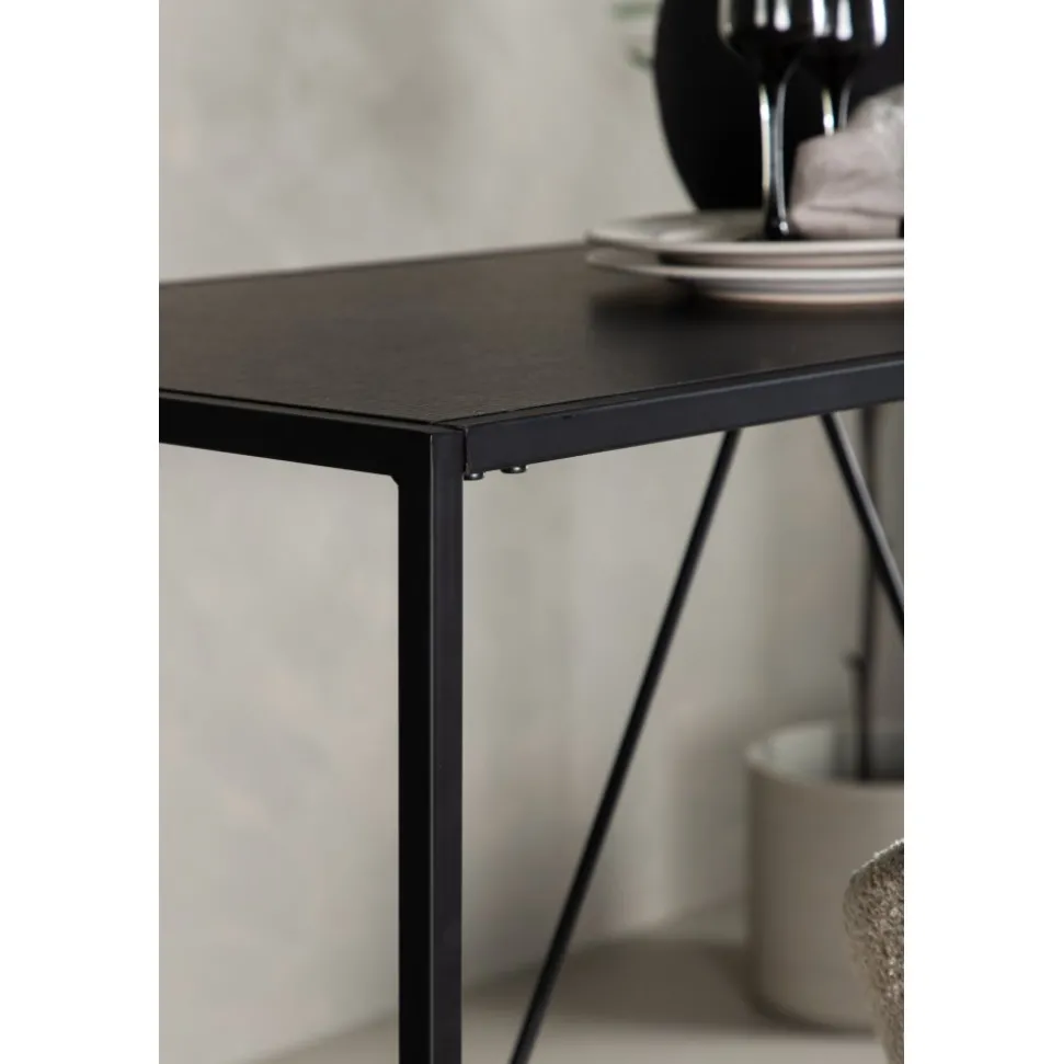 Brea barbord 120 x 60 cm - Svart