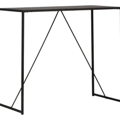 Brea barbord 120 x 60 cm - Svart